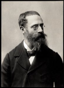Portræt af Francis Tattegrain (1852-1915), fransk maler. af French Photographer